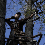Hunter HD 1.5 Deer Hunting Ladder Climbing Tree Stand w/Extra Wide Seat
