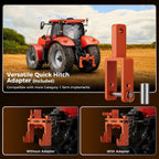 CAMMOO 3-Point Quick Hitch with 2" Receiver, Orange