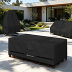 Porch Shield Waterproof Rectangular Patio Table Cover 108 x 60 inch, Black