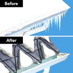 WarmlyYours Ice Shield Roof & Gutter Deicing Kit, 120 ft, 120V, Asphalt Shingles, Not for Metal or Steel Roofs