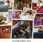 Bedsure PureWoven 100% Rayon Derived from Bamboo, King Size Sheets Set