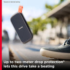 Sandisk 2TB Portable SSD, Up to 800MB/s Read Speeds, Black (Old Model)