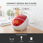 CUCKOO Micom Rice Cooker 6 Cup Uncooked / 12 Cup Cooked, Fuzzy Logic Rice Maker with Delay Timer & Keep Warm Setting, Versatile Food Steamer for