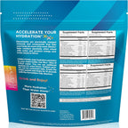 HydroMATE Electrolyte Powder Variety Pack Bulk Hydration Packets Low Sugar 90 Count