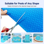 Real Relax 16 mil Solar Pool Cover, 16 x 32 ft Rectangle Bubble Blanket