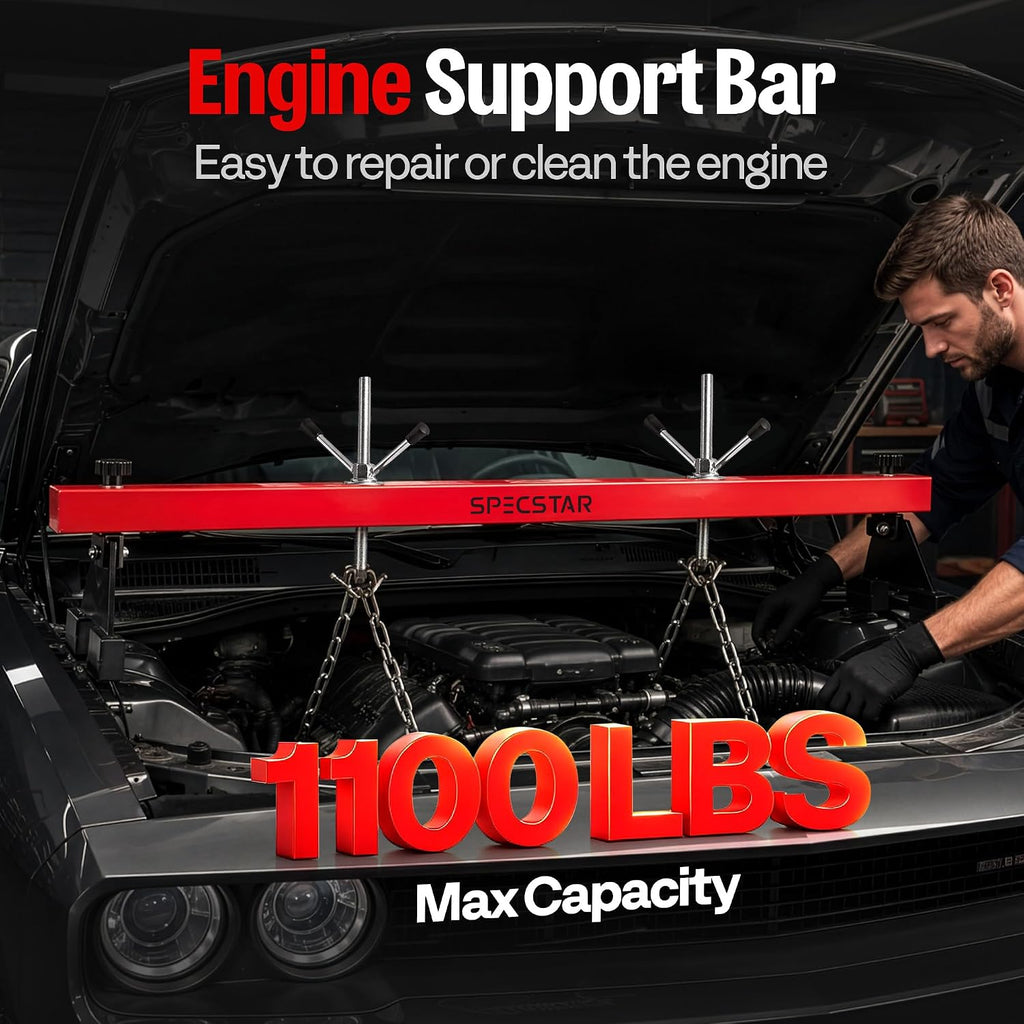 SPECSTAR 1100 Lbs Engine Support Bar Transverse Hoist