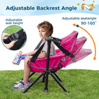 Kids Hammock Chair, Kids Camping Chair, Folding Chair, Pink