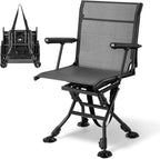 Swivel Hunting Chair for Deer Hunting Blind Chair with Armrest