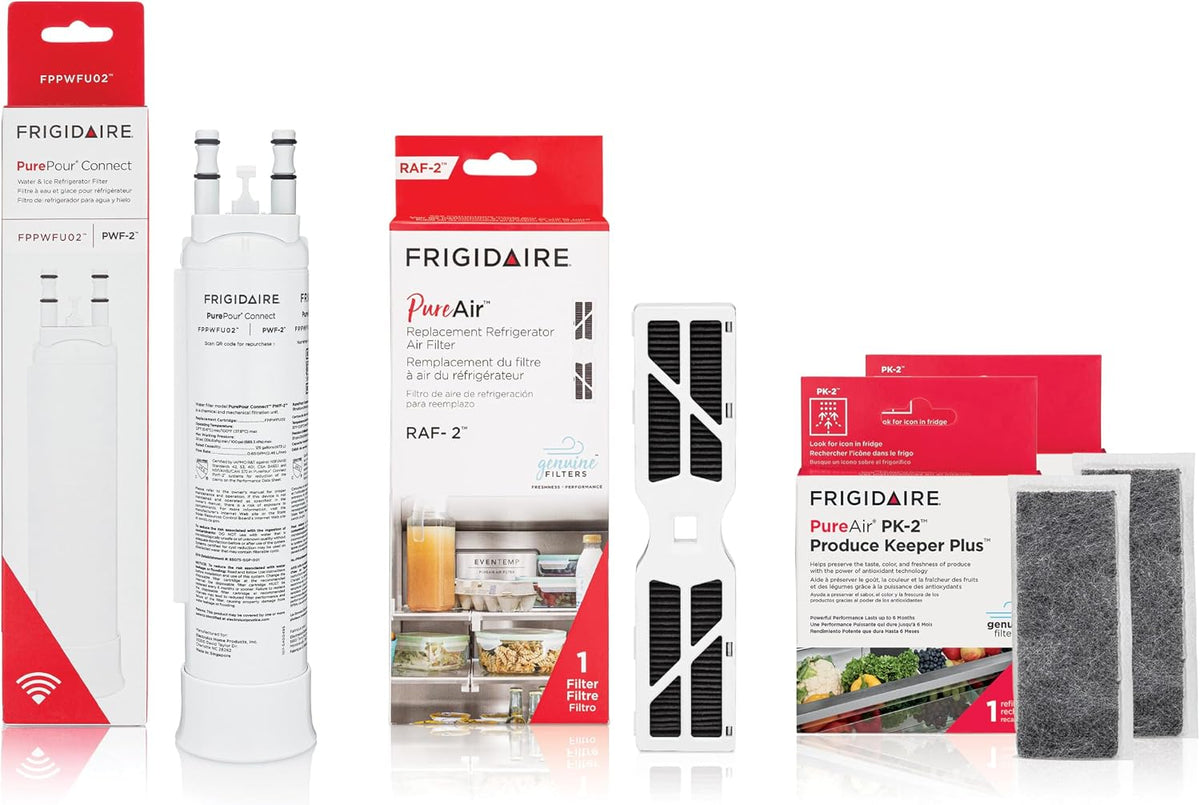 Frigidaire FPPWFU02 Water, FRGPAAF2 Air and FRPAPK2RF Combo Kit, 3 Count