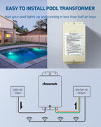 DEWENWILS 100W Pool Light Transformer, 12V/13V/14V