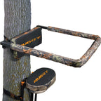 Muddy Universal Flip Up Shooting Rail Rest for Hang On Tree Stands, Black