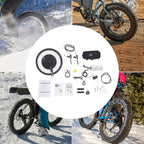 20-Inch Electric Bike Rear Hub Motor Kit, 48V 2000W Electric Bike Conversion Kit, Fat Tire Hub Motor Conversion Kit with LCD Display