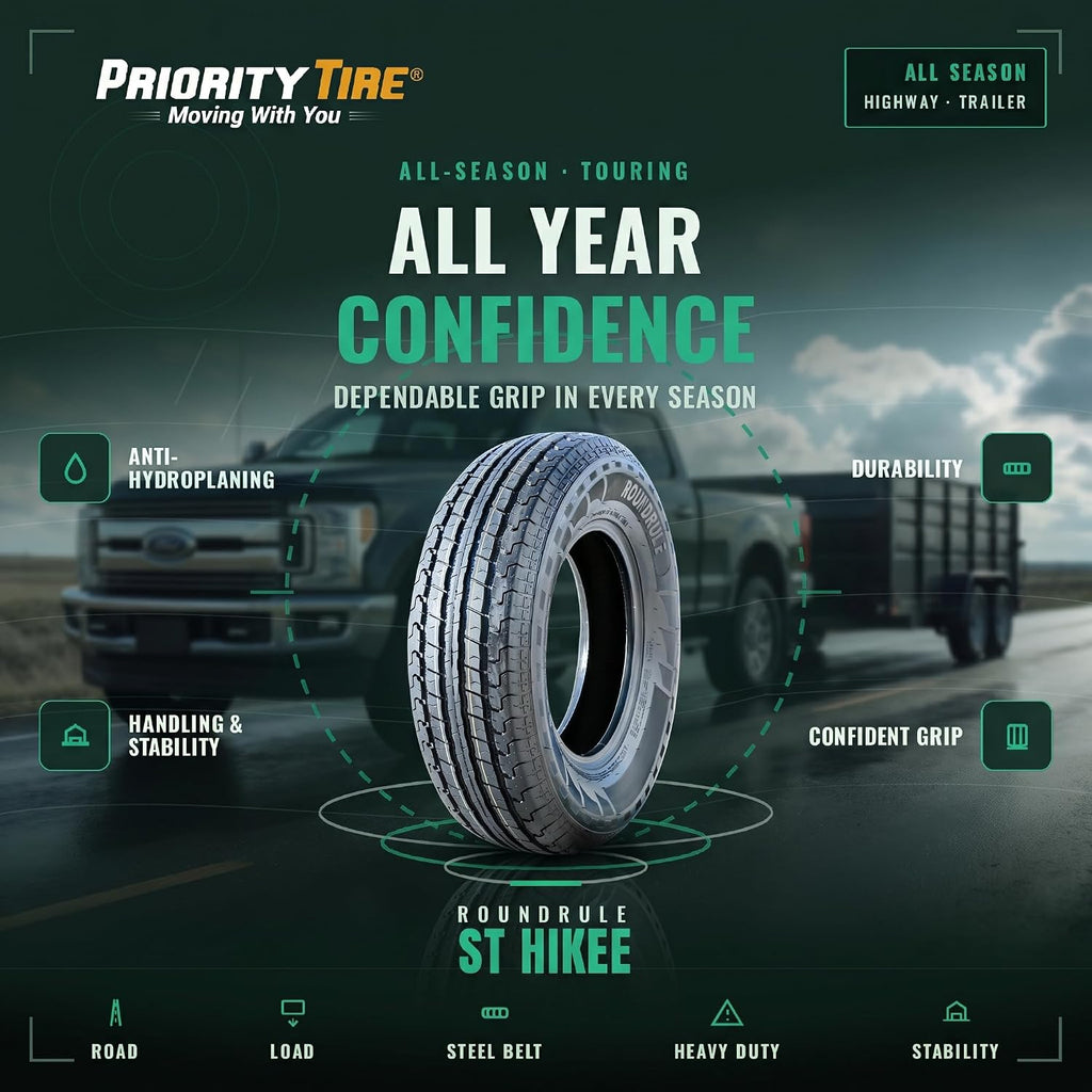 ST Hikee ST205/75R15 All Season D (8 Ply) Semi-Steel Radial Tire