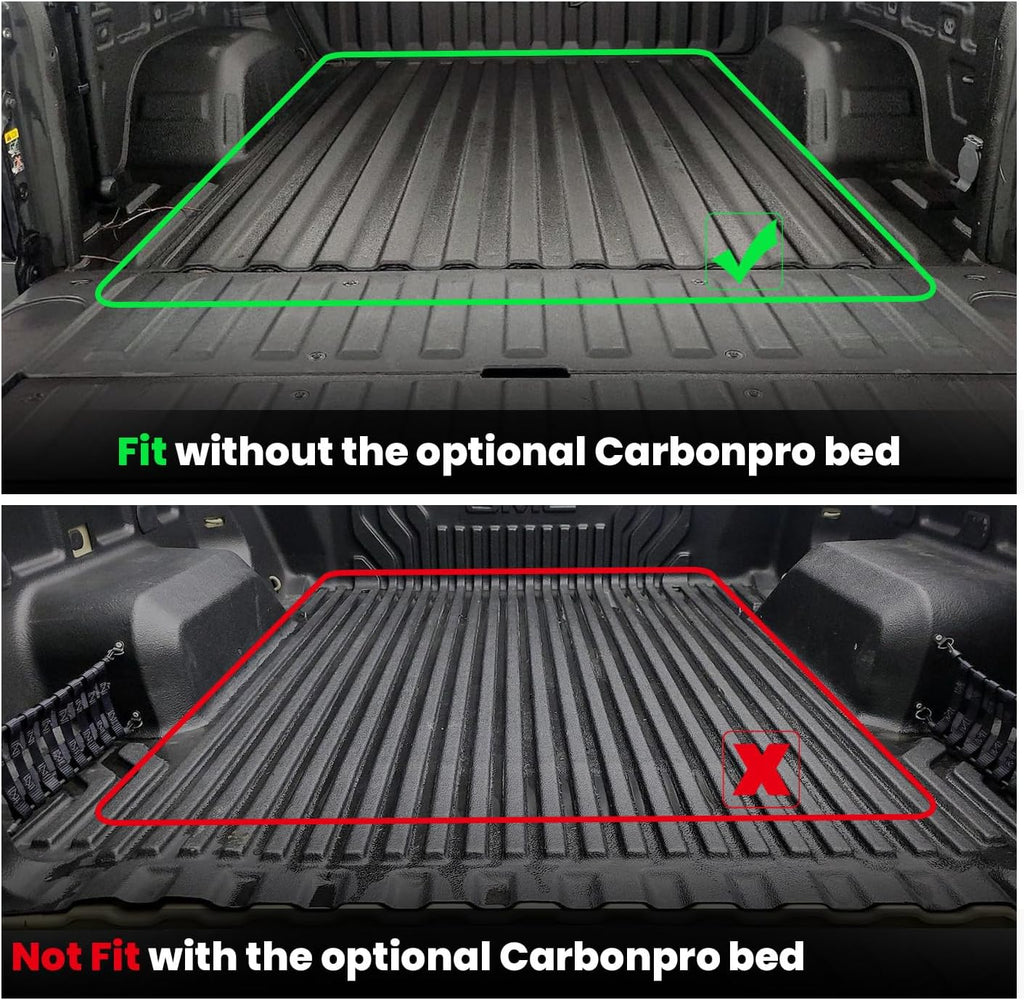 LASFIT Truck Bed Mat for Chevrolet Silverado/GMC Sierra 1500 2019-2026