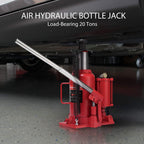 SPECSTAR 20 Ton Pneumatic Air Hydraulic Bottle Jack with Manual Hand Pump