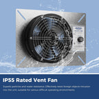 ALORAIR 540CFM Crawl Space Ventilator Fan with Humidistat & Thermostat