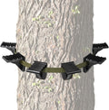 Saddle Hunting Platform Steps, Ultra-Light Ring of Steps for Climbing Bow Hunting with 6 Feet Heavy-Duty Strap & Cam Buckle, Ergonomic Anti-Slip