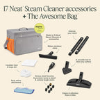 Dupray Neat Steam Cleaner for Home with Storage Bag