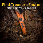 Garrett Pro-Pointer AT Waterproof Metal Detector - Made in The USA - 20ft Submersible, Orange Visibility, High Sensitivity for Nuggets & Small