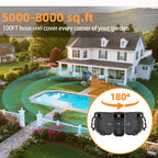 Retractable Garden Hose Reel 5/8 in x100 ft， Wall Mounted Hose Reel