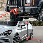 DNA Motoring 48'' Universal Farm Jack 3 ton 6600lbs Capacity Utility High Lift Farm Jack Ratcheting Off Road Jack for Car Truck Tractor SUV ATV UTV