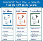 Hammermill Printer Paper, 20 lb Copy, 8.5 x 11-8 Ream (4,000 Sheets) - 92 Bright, Made in the USA