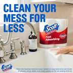 Scott Paper Towels, Task Size, 30 Family Double Rolls, 119 Sheets Per Roll