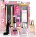 Essential 4 PC Mini Perfume Set, Birthday Gift Set for Women, Eau De Parfum 30ml Each, Vanilla Perfume & Floral Fragrance, Long-Lasting Travel Size
