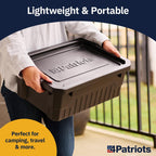 4Patriots Emergency Entree Food Kit – 128 Servings, Tasty Freeze-Dried MRE Survival Meals, 25 Year Shelf Life