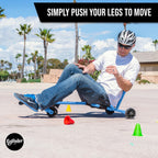 Ezyroller Pro X Ride On Toy for 10+ Ideal Weight 100-180 lbs, Blue