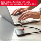 Sandisk 2TB Portable SSD, Up to 800MB/s Read Speeds, Black (Old Model)