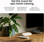 Google TV Streamer 4K - Fast Streaming Entertainment on Your Device with Voice Search Remote - Watch Movies, Shows, Live, and Netflix in HDR - Smart