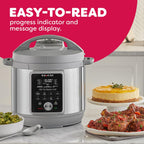 Instant Pot 6 Qt 9-in-1 Electric Pressure Cooker, WhisperQuiet