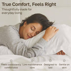 California Design Den Luxury 600 Thread Count King Size Sheets Set, White