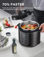 Midea 12-in-1 Electric Pressure Cooker, 6 Quarts, 12 Presets, Multi-Functional Programmable Slow Cooker, Rice Cooker, Steamer, Sauté Pan, Yogurt