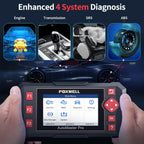 FOXWELL Car Scanner NT604 Elite OBD2 Scanner ABS SRS Transmission