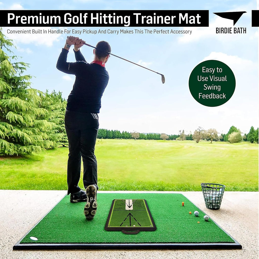 Birdie Golf Swing Training Mat - Sequin Tech, Analyzes Swing Path, Portable