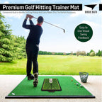 Birdie Golf Swing Training Mat - Sequin Tech, Analyzes Swing Path, Portable