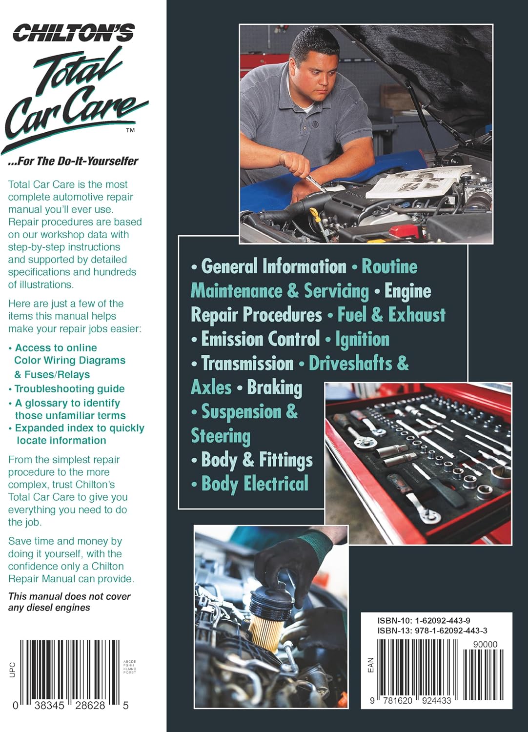 Compatible with Chevrolet Silverado 1500 (2019–2022) Chilton Repair Manual: Covers 2.7L L3B, 4.3L LV3, 5.3L L82/L84 & 6.2L L87 Gas Engines
