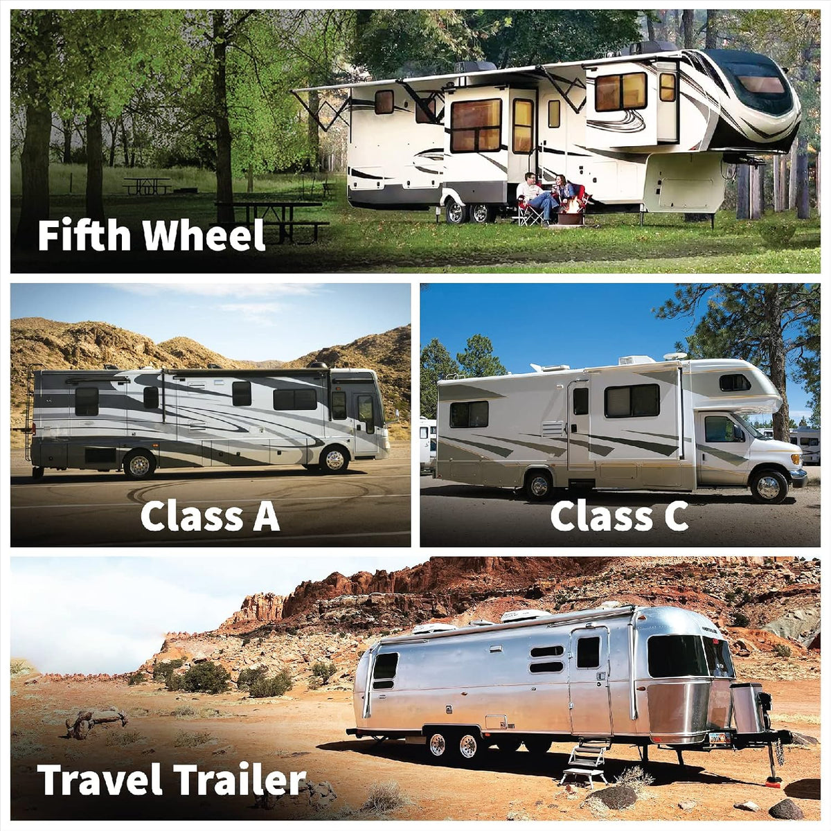 Xtra (4-Pack) | Four-Point RV Leveling System Featuring 9” Round Jack Feet | Adds 61% Additional Surface Area for Stability, 5 lbs Per Pad & 11”