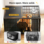 CAMMOO 48'' Heavy Duty Dog Crates for Large Dogs, Dog Kennel Indoor