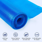 Real Relax 16 mil Solar Pool Cover, 16 x 32 ft Rectangle Bubble Blanket