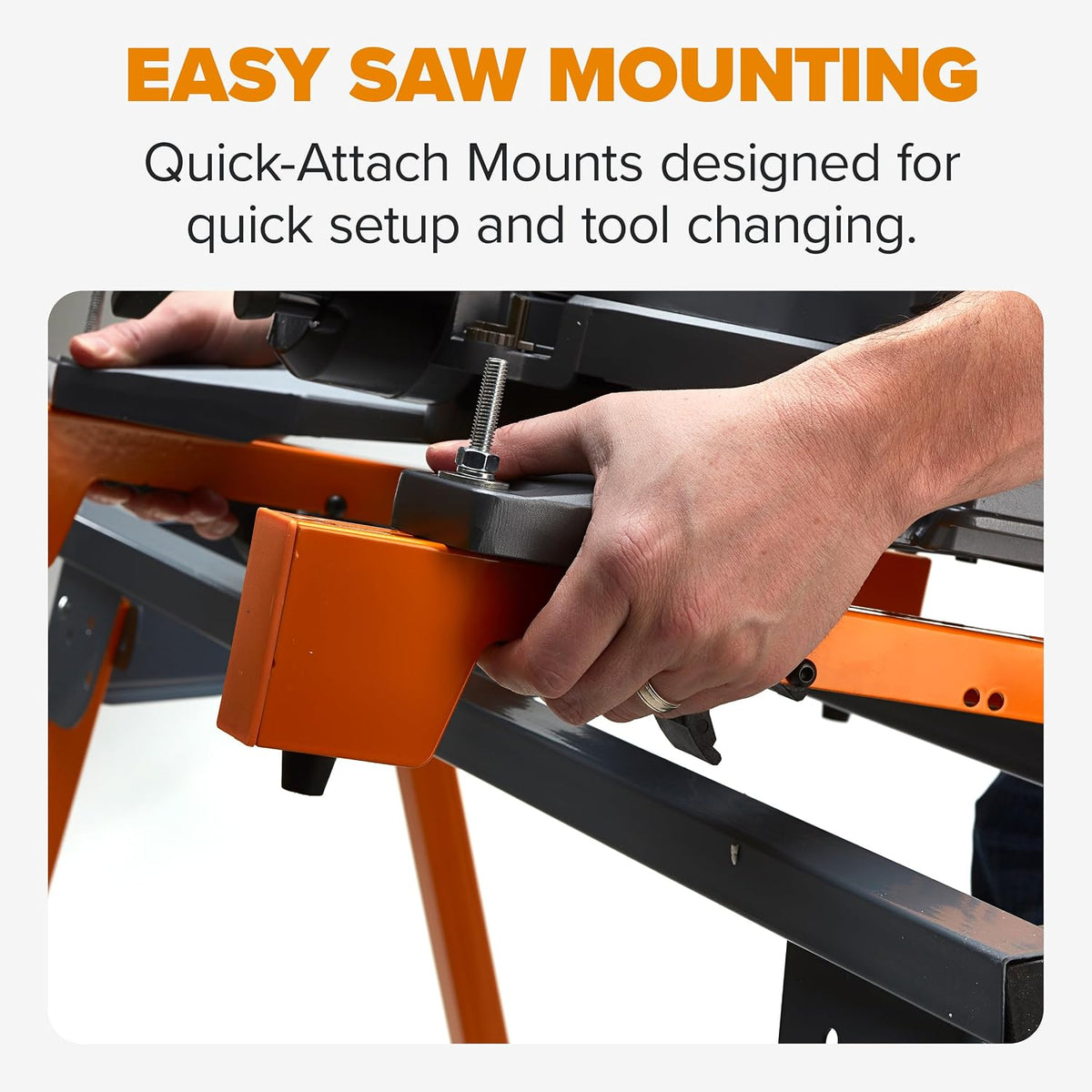 BORA Miter Saw Stand Universal Fit Heavy Duty Portable Design - PM-4000
