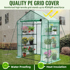 Greengro Greenhouse, 28 x 57 x 76'' Walk in Greenhouses for Outdoors Indoor