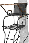 Hunter HD 1.5 Deer Hunting Ladder Climbing Tree Stand w/Extra Wide Seat