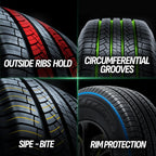 ATTURO AZ600 All-Season Touring Tire, 225/60R18 100H