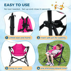 Kids Hammock Chair, Kids Camping Chair, Folding Chair, Pink