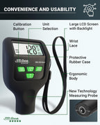 Paint Thickness Gauge CM-224 Auto – Digital Coating Thickness Meter for Cars and Automotive Inspection, Fe / Al / Fe+Zn Detection, 0.1 μm Resolution