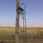 Hunter HD 1.5 Deer Hunting Ladder Climbing Tree Stand w/Extra Wide Seat