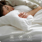 Bedsure PureWoven 100% Washed Cotton Duvet Cover Set, King Size, 3-PC